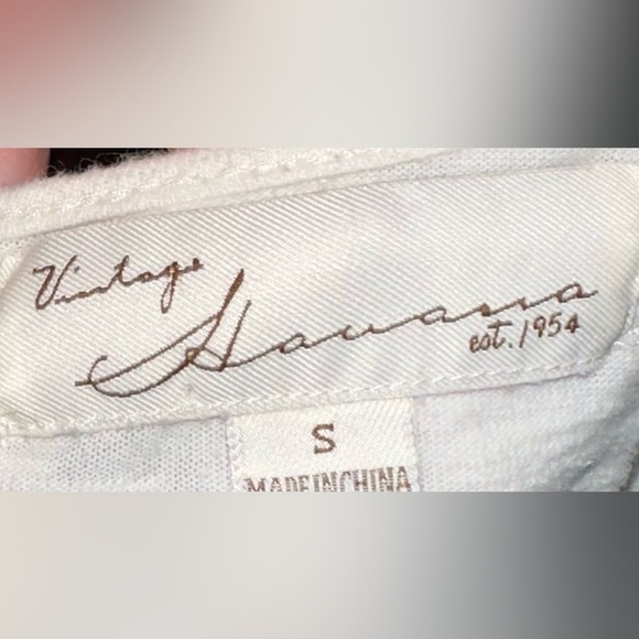 Vintage Havana Cream Cap Sleeve Crop Blouse - Picture 3 of 5